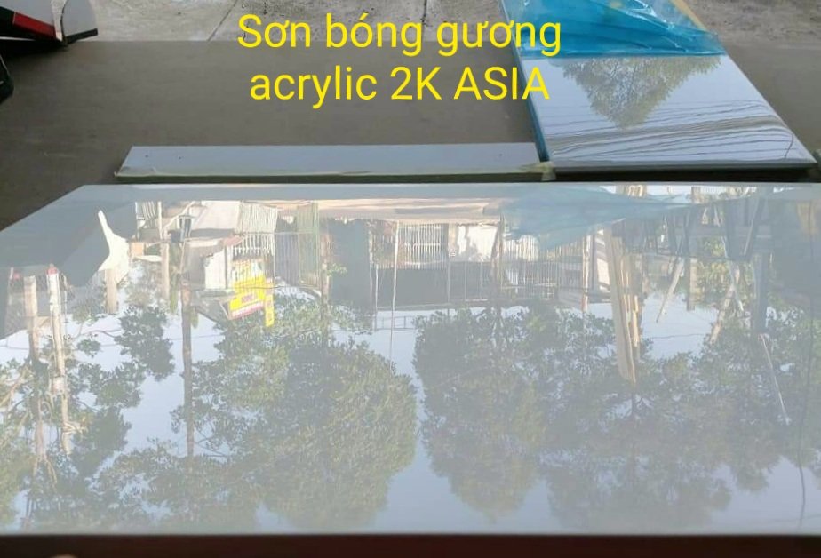 Sơn Trắng bóng Acrylic ASIA 2K Mã AS901 - Lon 1KG