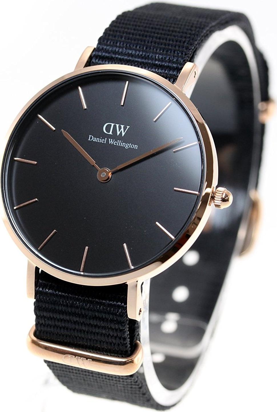 Đồng hồ nữ DANIEL WELLINGTON PETITE CORNWALL ROSE BLACK 28MM DW00100247