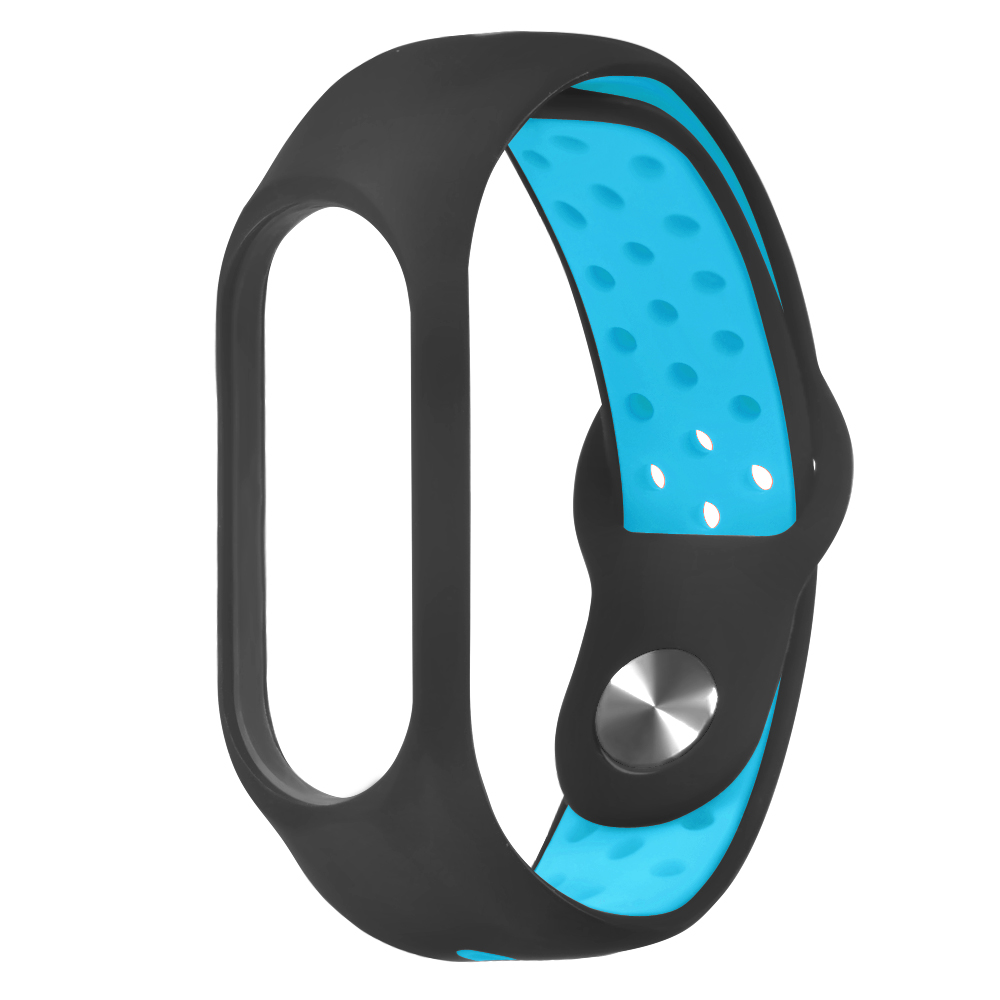 Dây đeo đồng hồ silicone,phù hợp với đồng hồ thể dục Xiaomi Mi band 3 lớn và nhỏ