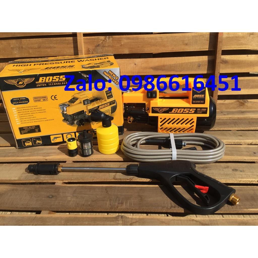 Máy Rửa Xe gia đình BOSS công suất 3000W + Đầy đủ linh kiện
