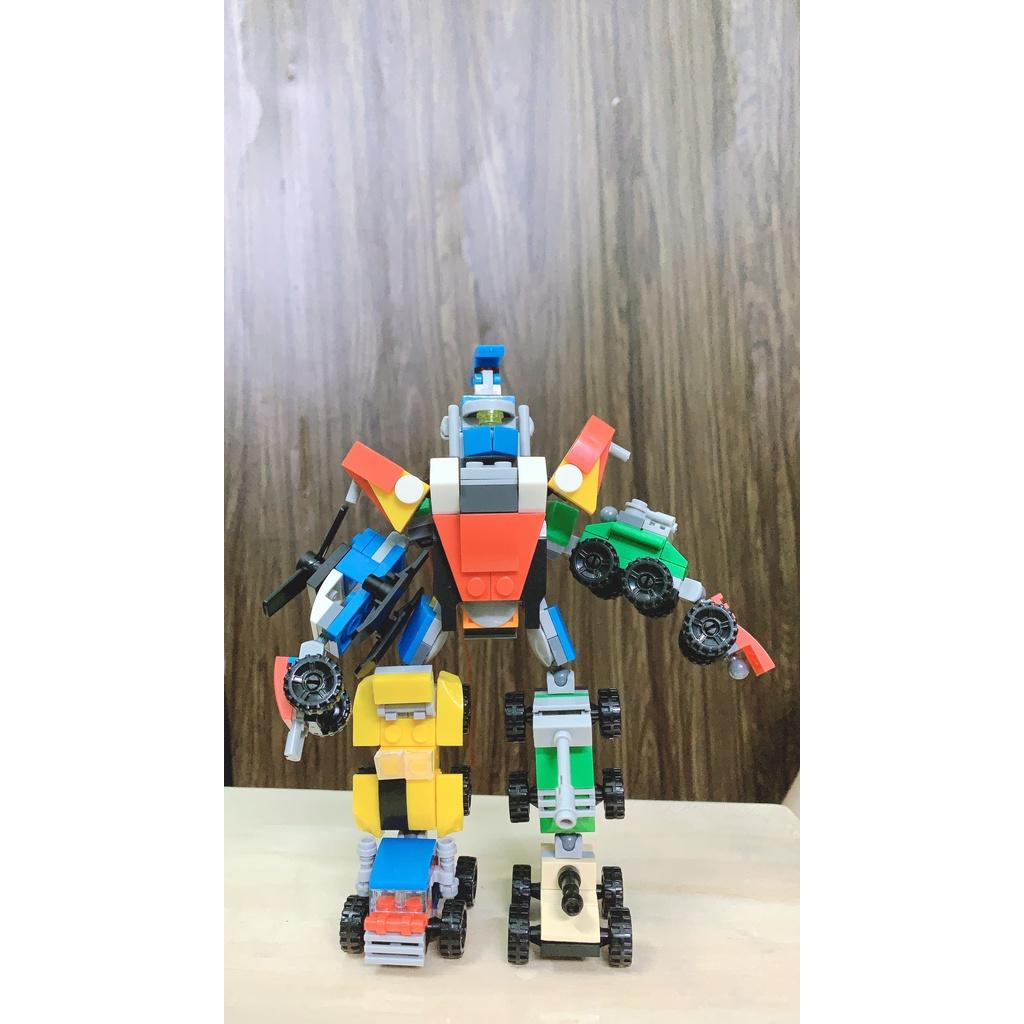 Combo 10 trong 1 Đồ Chơi Lắp Ghép Xe, Máy Bay Nhỏ Lắp Ráp Siêu Robot, Giá Ưu Đãi, Chất Liệu Nhựa ABS