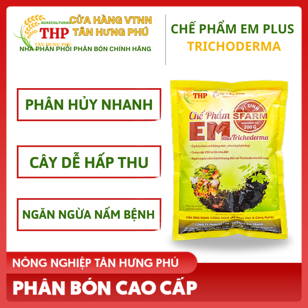 Chế Phẩm EM Plus Trichoderma 200g