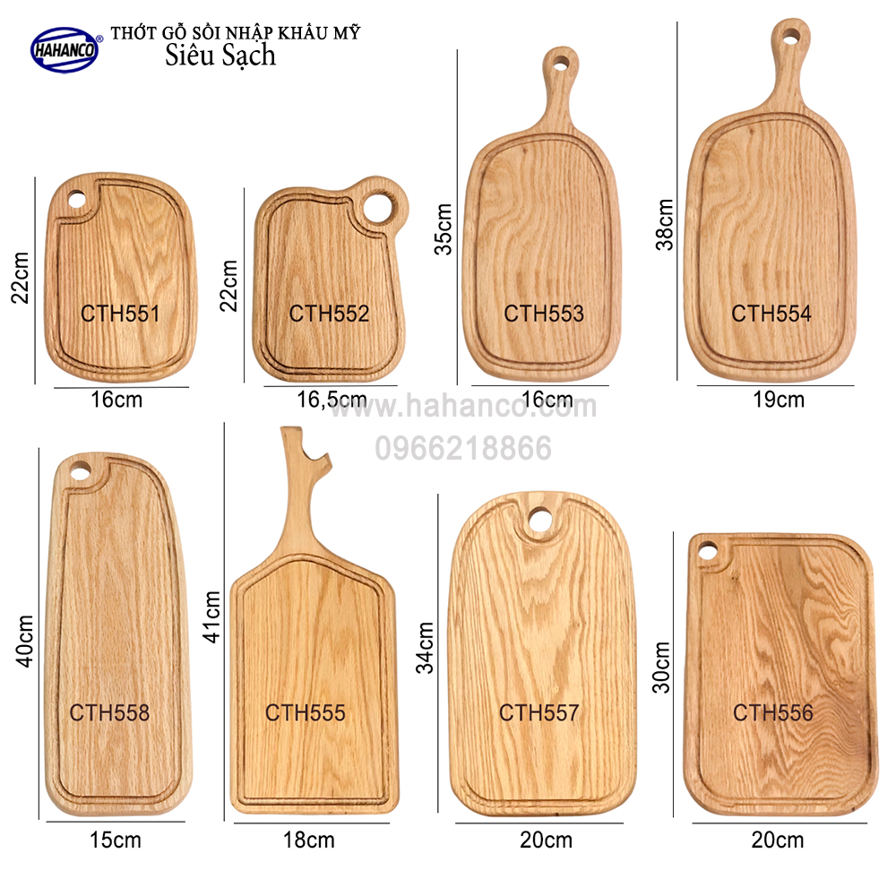 Thớt cỡ lớn gỗ Sồi Mỹ (OAK) có rãnh bao quanh tiện dụng (CTH557) hàng Xuất Khẩu Châu Âu - khay bánh mì/trái cây/ bít tết/ pizza/ phụ kiện chụp ảnh, bày món ăn trong nhà hàng - Sang trọng trên bàn ăn - HAHANCO