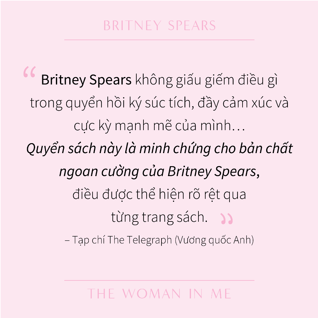 Sách - Người đàn bà trong tôi - Britney Spears