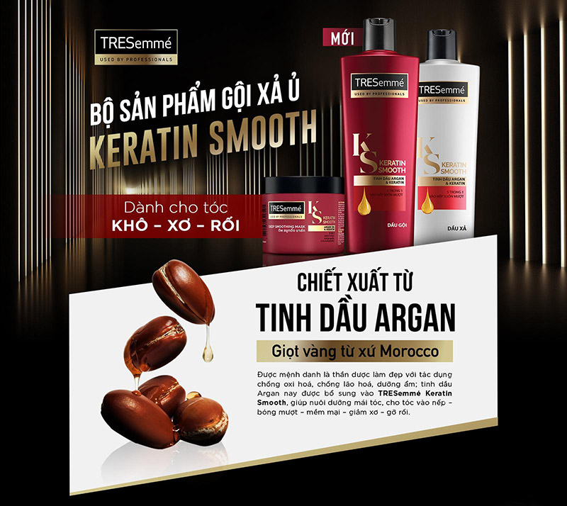 Dầu gội chuyên nghiệp TRESemme dành cho tóc nhuộm 650ml - USA