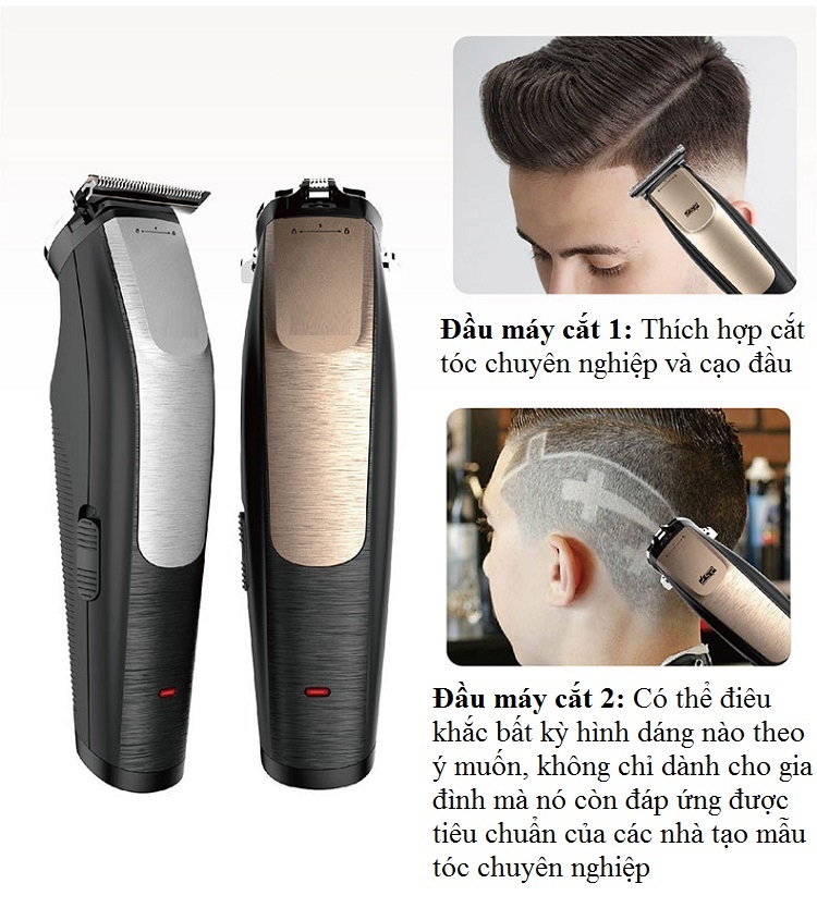Bộ tông đơ tạo kiểu tóc mini cầm tay đa năng cao cấp TS-90127 -