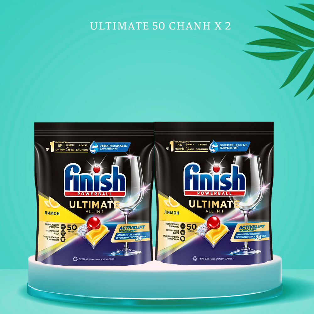 Viên rửa bát finish quantum 100 viên ( Đức )