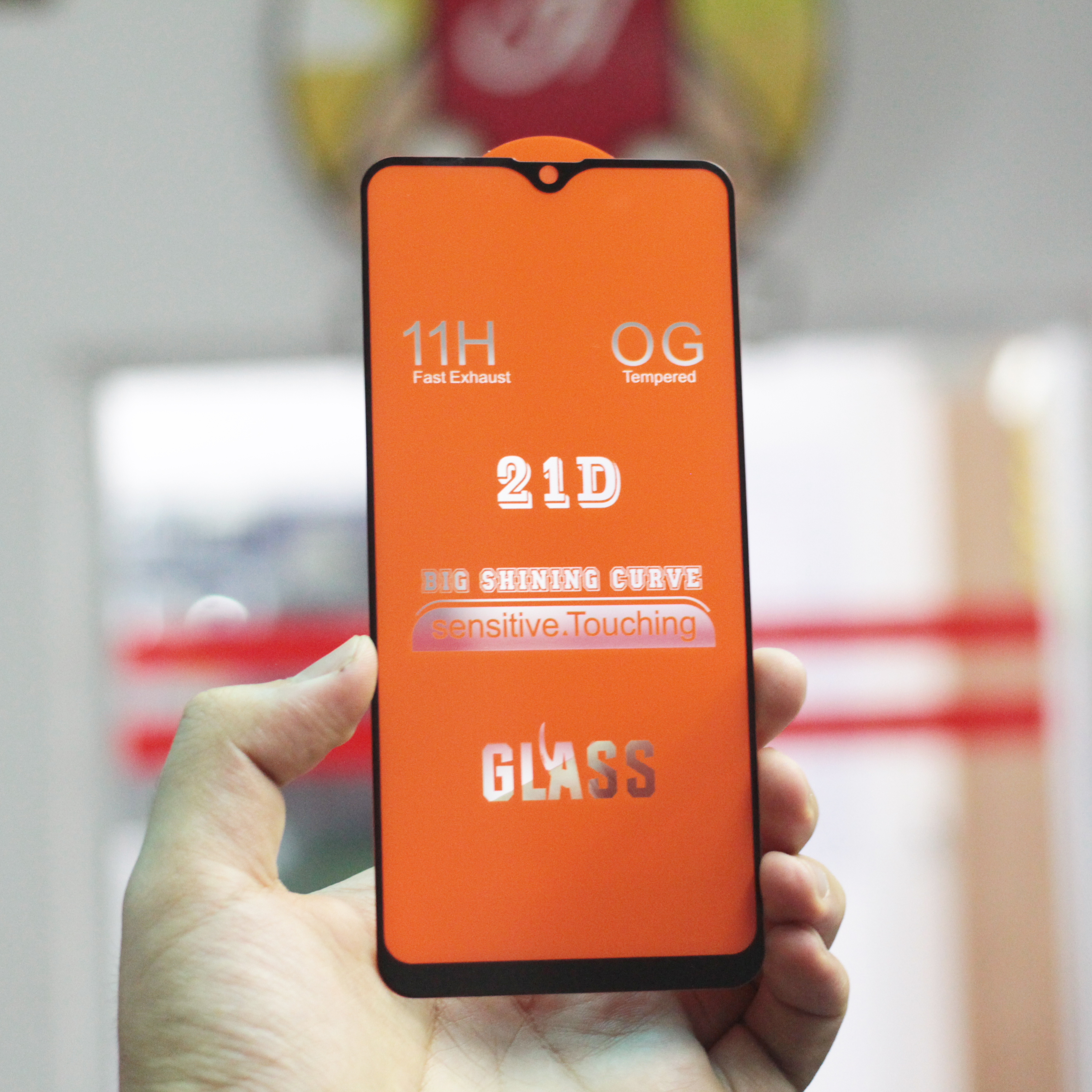 Kính Cường Lực 21D cho Realme 5 PRO Full Keo Màn Hình 21D SIÊU BỀN, SIÊU CỨNG, ÔM SÁT MÁY