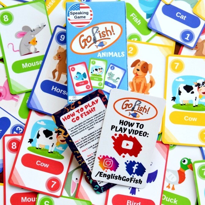 Go fish game “Animals”