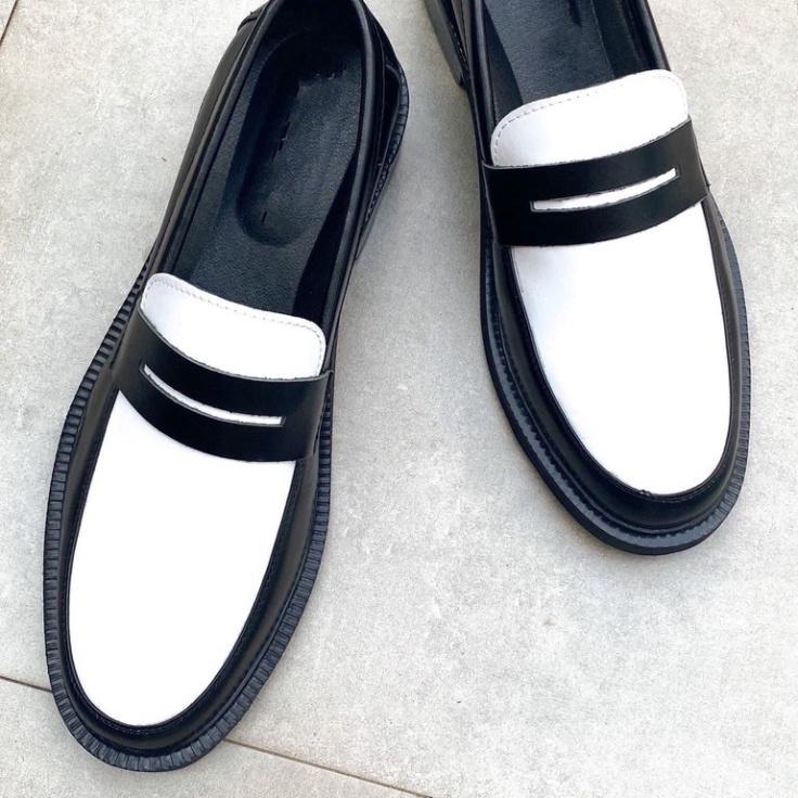 Giày Lười DECEMBER Penny Loafer Black - LF02