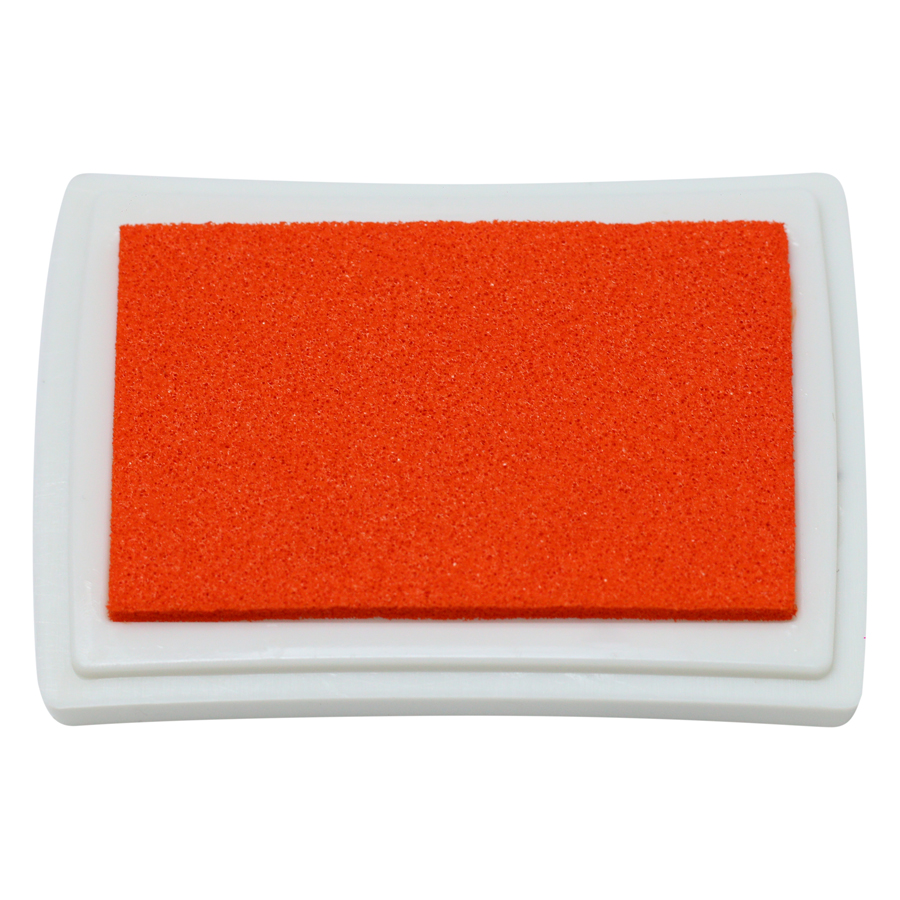 Hộp Mực Dấu Craft Ink Pad - Màu Đỏ Cam