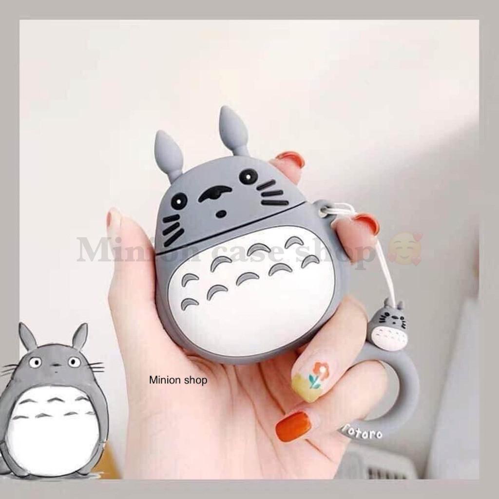 Bao Case Ốp dành cho airpod 1 và 2 và airpod pro silicon 3D TOTORO cao cấp