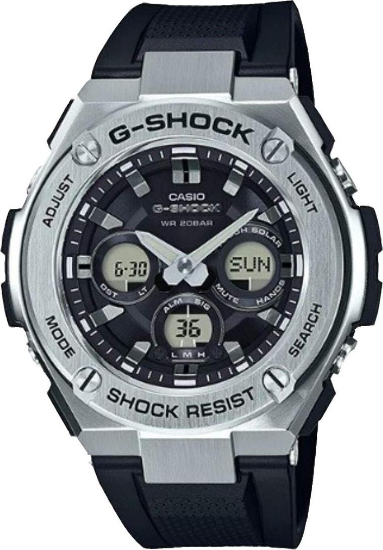 Đồng Hồ Nam Casio G Shock GST-S310-1ADR Viền Kim Loại - Pin Năng Lượng Mặt Trời