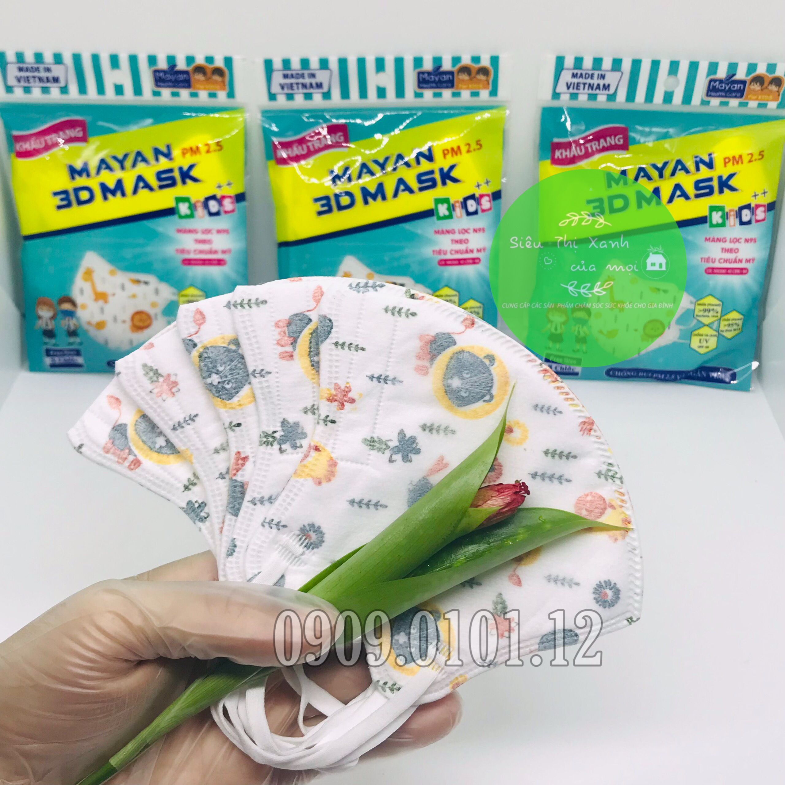 KHẨU TRANG TRẺ EM 3D Cao Cấp