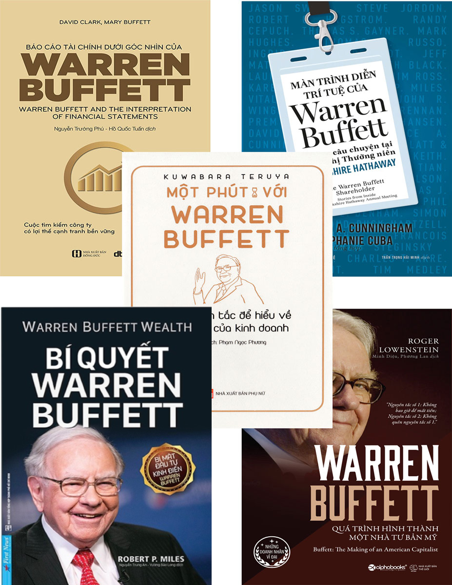 Bộ Sách Hay Về Warren Buffett: Quá Trình Hình Thành Một Nhà Tư Bản Mỹ+Warren Buffett Làm Giàu+Màn Trình Diễn Trí Tuệ Của Warren Buffett-Những Câu Chuyện Tại Hội Nghị Thường Niên Berkshire Hathaway+Báo Cáo Tài Chính Dưới Góc Nhìn Của Warren Buffett - TV
