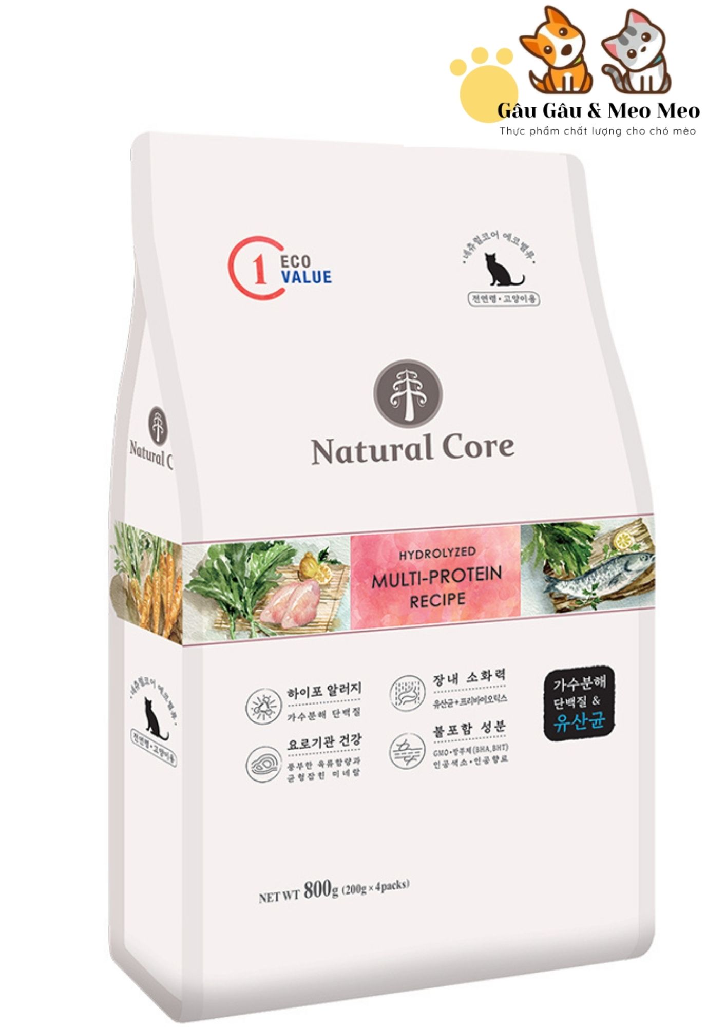 NATURAL CORE ECOC1 - THỨC ĂN ĐA ĐẠM CHO MÈO