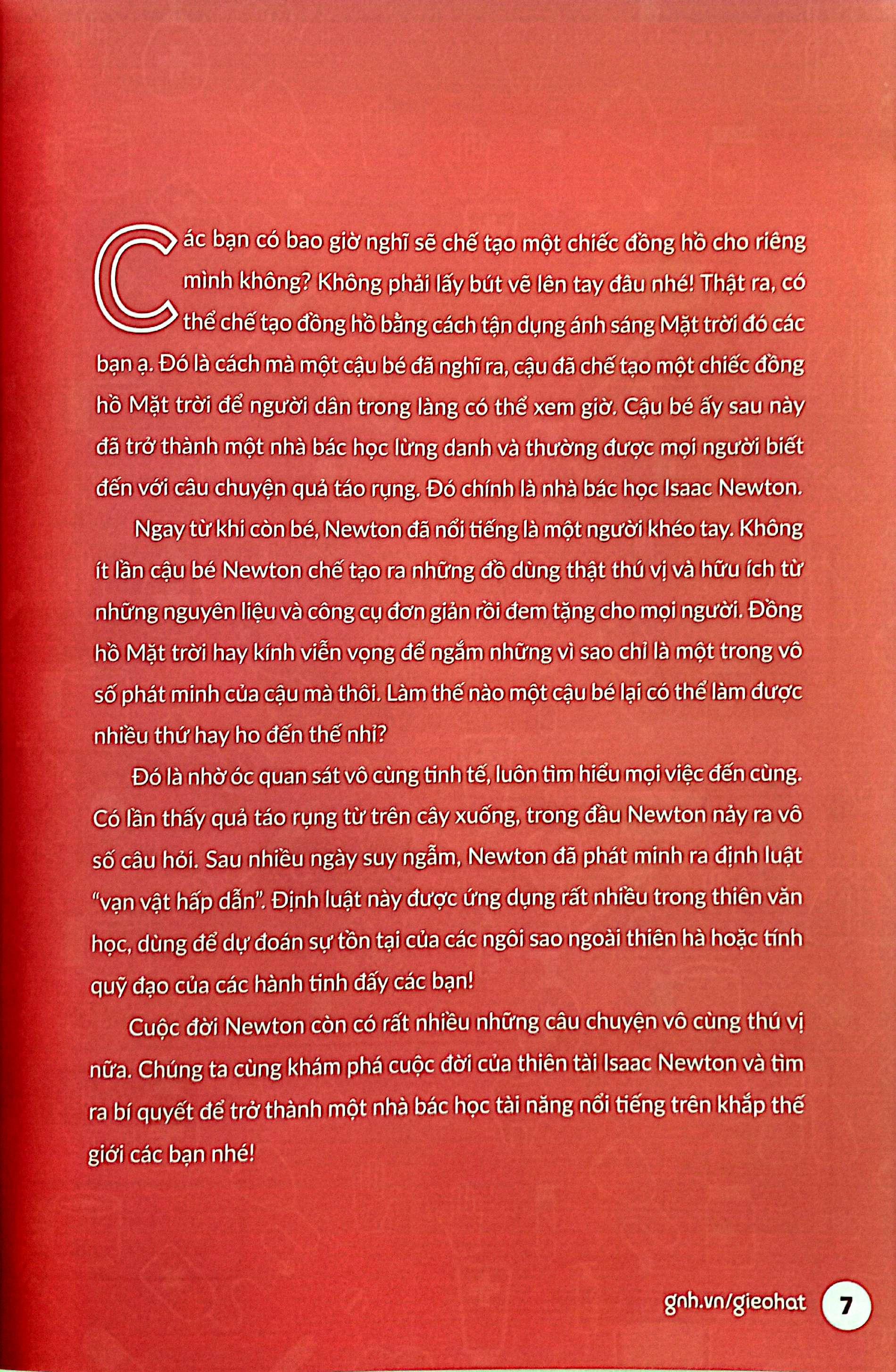 Sách - Trưởng Thành Cùng Vĩ Nhân 3 - Nhà Khoa Học Và Danh Y - Isaac Newton