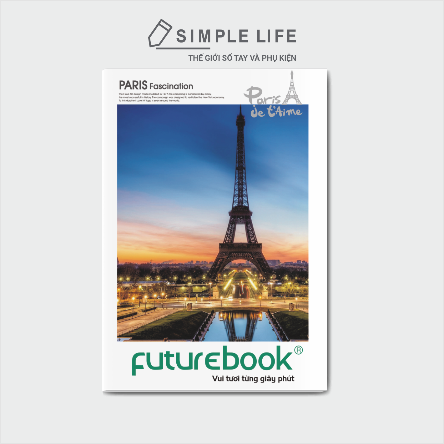 Tập Sinh Viên - Vở Ôly Ngang B5 Tháp Paris - 120Tr_200Tr Mã SP DK-SV182