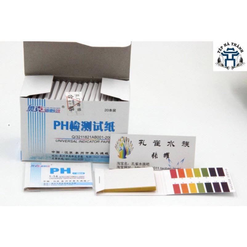 Giấy Quỳ Tím Đo Độ PH, Kiểm Tra Chất Lượng PH Nước, Test PH Giá Rẻ - Xấp 80 Miếng Kèm Bảng Màu