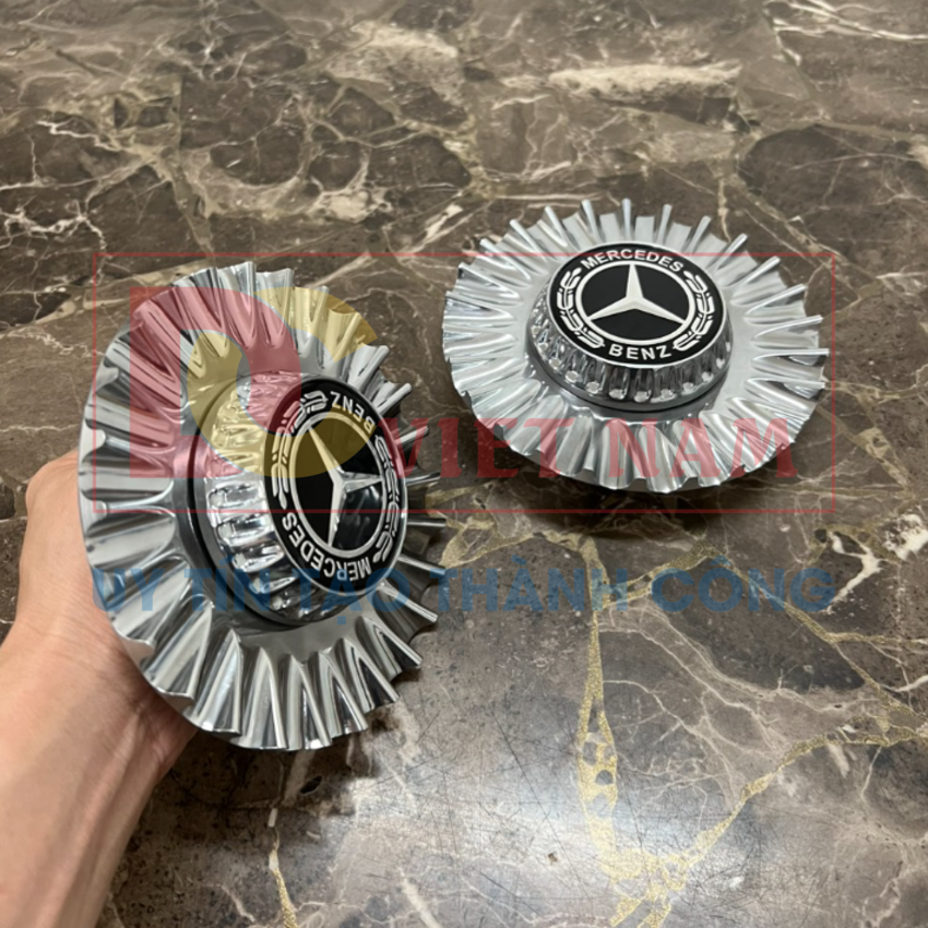 Logo chụp mâm, ốp lazang bánh xe ô tô Maybach ZGS-MC đường kính đĩa 150mm chất liệu nhựa ABS hợp kim nhôm