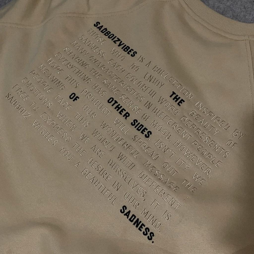Áo sweater SADBOIZ Toss Cream