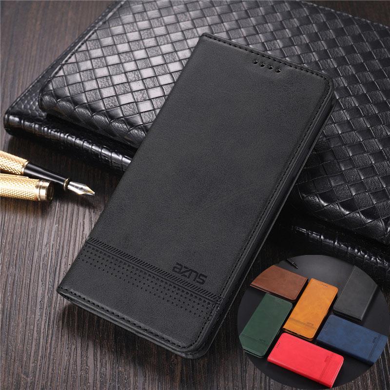 Bao Da Phong Cách Retro Có Ngăn Đựng Thẻ Cho Iphone 6 7 8 Plus Xr X Xs Max Se