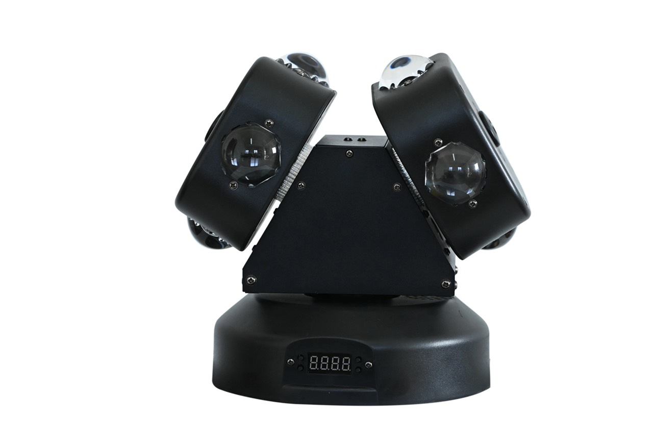 ĐÈN MOVING 2 BÁNH XE / 8 MẮT - THÍCH HỢP DÙNG TRANG TRÍ PHÒNG KARAOKE , DICSO , DJ.