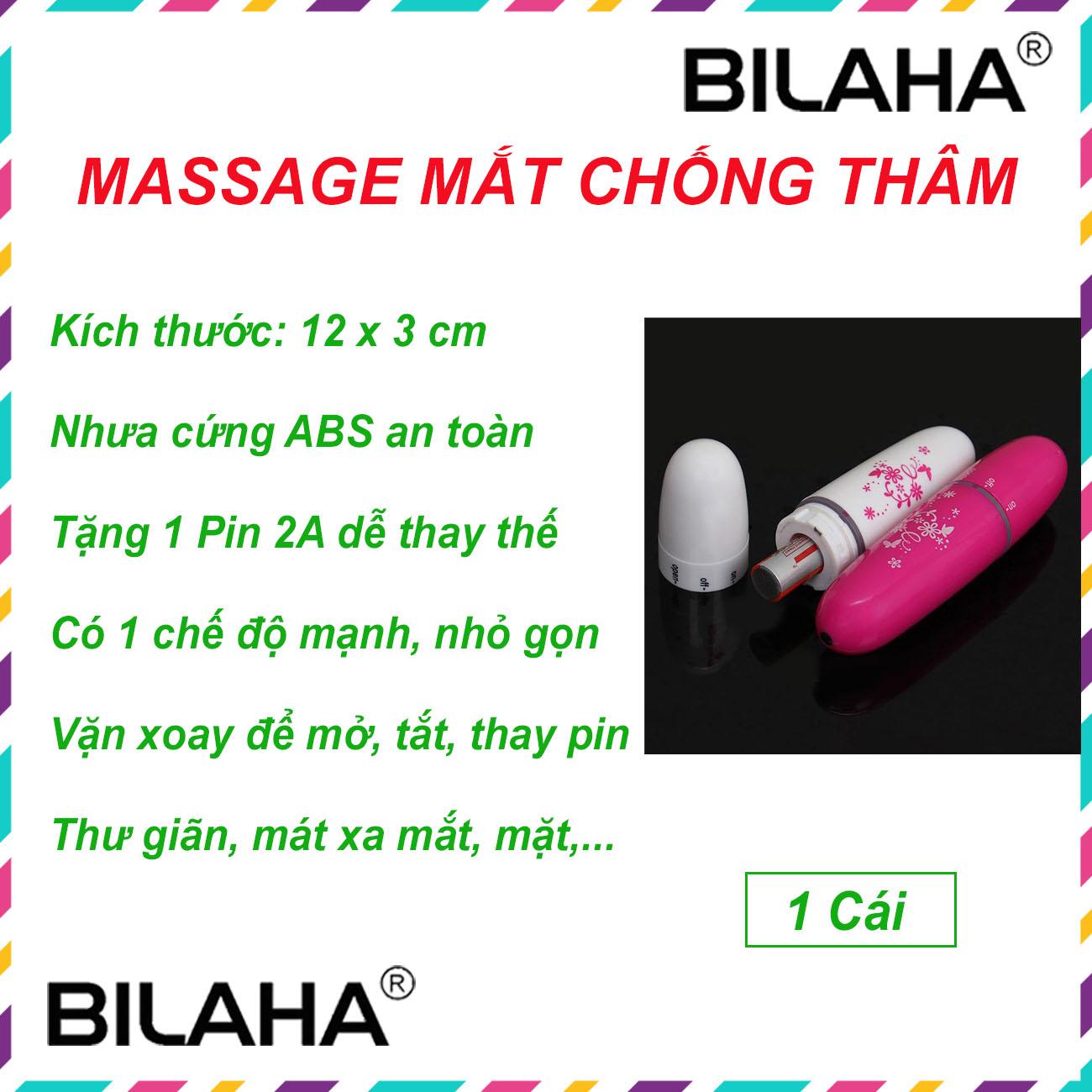 Máy Massage Mắt Chiếc Bút Chống Thâm Quầng, Thư Giãn Mắt Mini (Được Chọn Mẫu) (Hàng Chính Hãng)