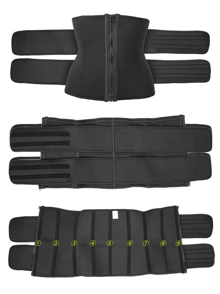 Eo Tập Giảm Béo Xông Hơi Mồ Hôi Faja Tummy Shaper Shaper Tông Đơ Cắt Dây Mô Hình Định Hình Cơ Thể Chất Kết Dính Shaper Xòe