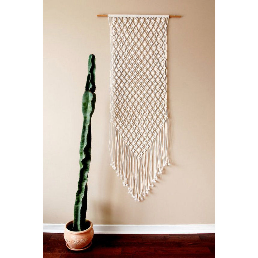 Mành trang trí Macrame Handmade . Mành trang trí treo tường. MT290321