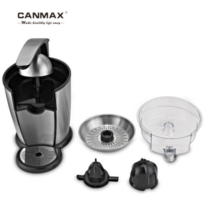 Máy vắt cam Canmax CJ-186 công suất 120W đầu vắt phù hợp nhiều kích cỡ - Hàng Nhập Khẩu