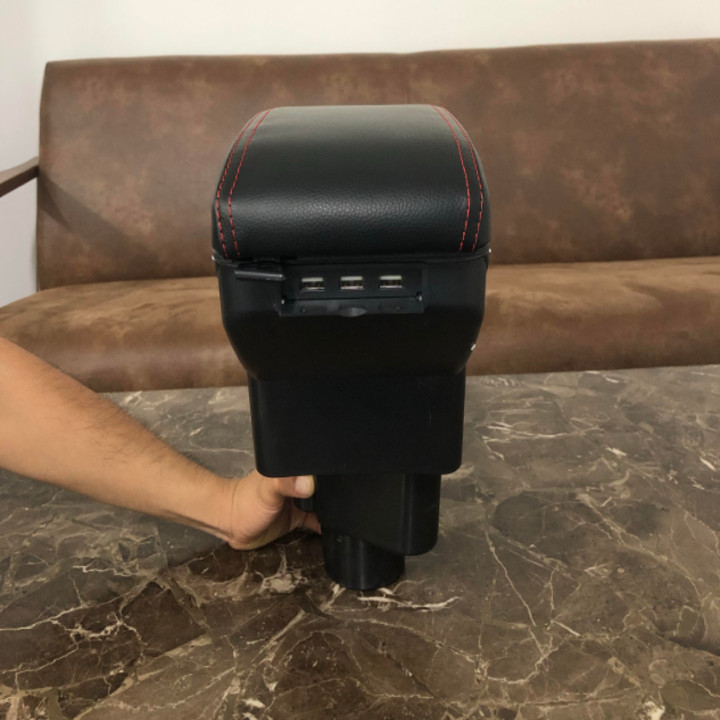 Hộp tỳ tay dành cho ô tô, xe hơi cao cấp Ecosport tích hợp 7 cổng USB DUSB-FECSP