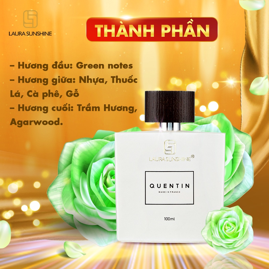 Nước hoa nam Laura Paris 05 Quentin 100ml - Nước hoa Laura Sunshine Nhật Kim Anh mùi số 5 (100ml)