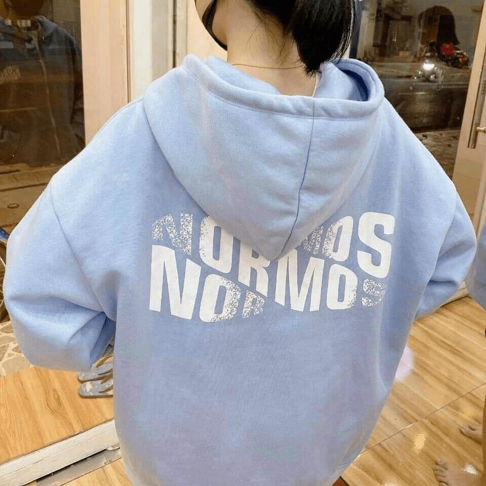 Áo khoác hoodies nỉ ngoại form to y hình