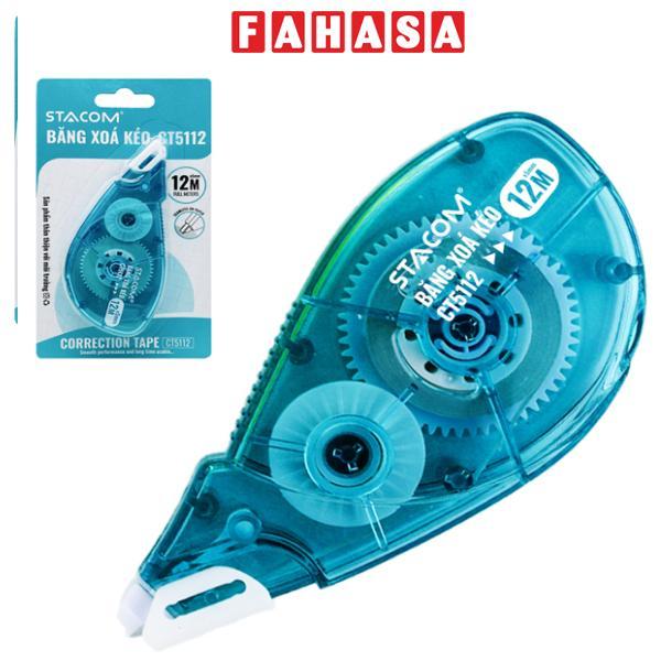 Xóa Kéo 5 mm x 12 m - Stacom CT5112 - Màu Xanh Dương