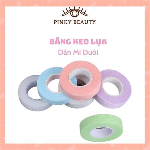 Băng Dính Lụa Nối Mi, Băng Keo Dán Mi Dưới Pinky Beauty Tạo Fan, Ôm Form Mắt, Tiện Dụng