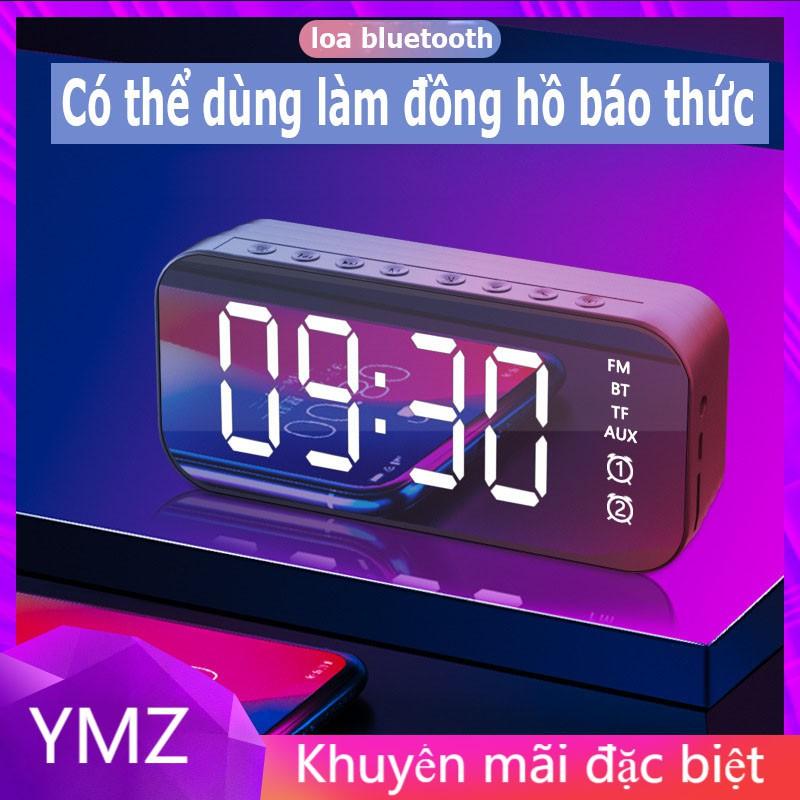 Loa Đồng Hồ AEC BT501 Mặt Gương Hiển Thị Đèn Led - Loa Bluetooth - Đài FM - Đồng Hồ Báo Thức 3 in 1