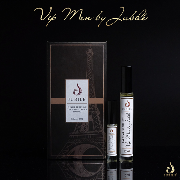Vip Men by Jubilé - Tinh dầu nước hoa Pháp nữ Dạng lăn 12ml Thơm Lâu, Sang Trọng, Quyến Rũ
