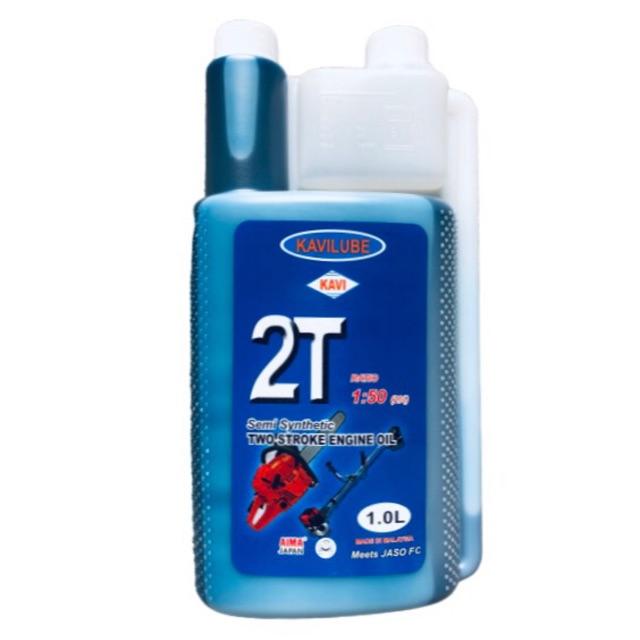 Nhớt 2 Thì KAVI 2 nắp xanh 1L xuất xứ Malaysia