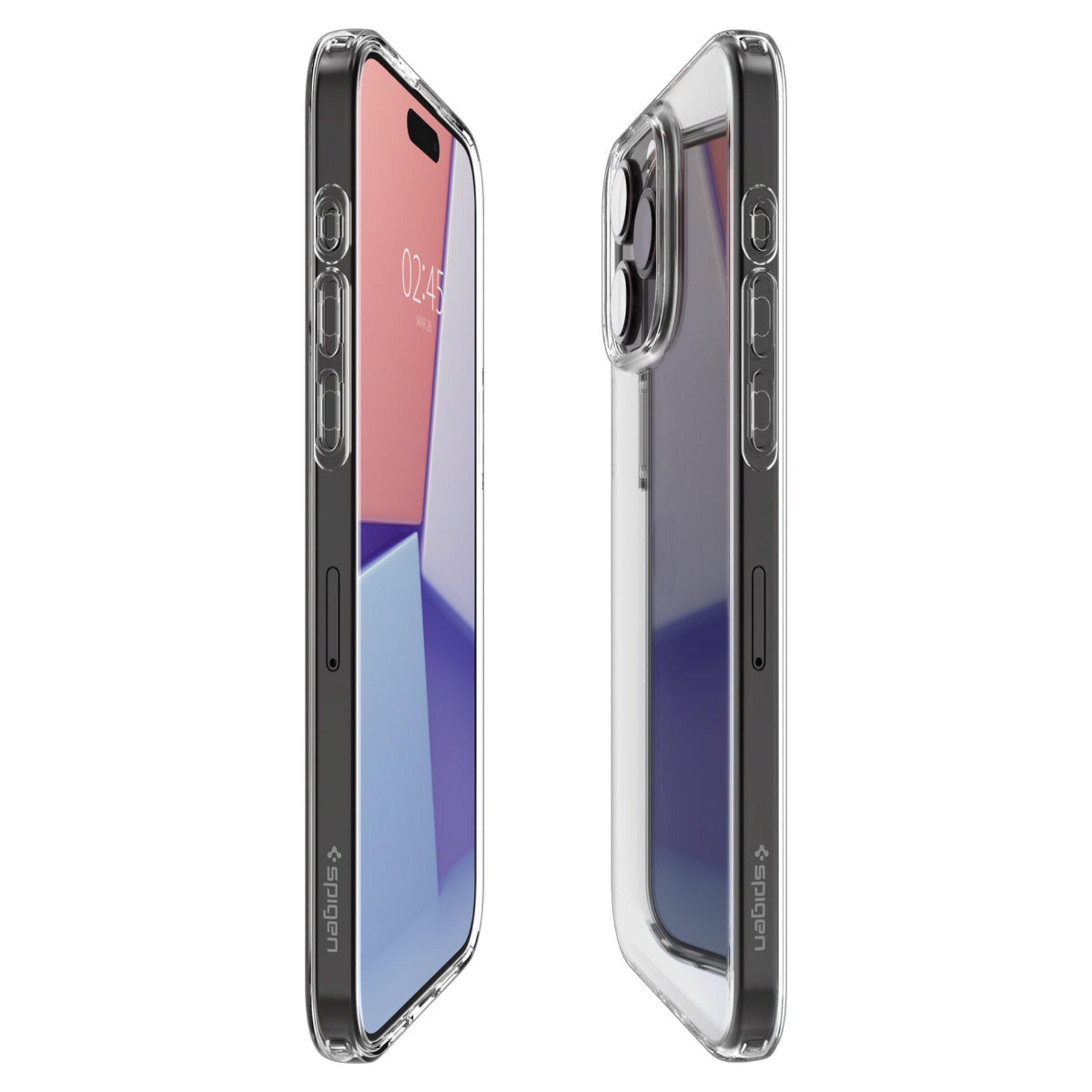 Ốp Lưng Dành Cho iPhone 15 ProMax/ iPhone 15 Pro/ iPhone 15 Plus/ iphone 15 SPIGEN LIQUID CRYSTAL CLEAR _ Hàng chính hãng 