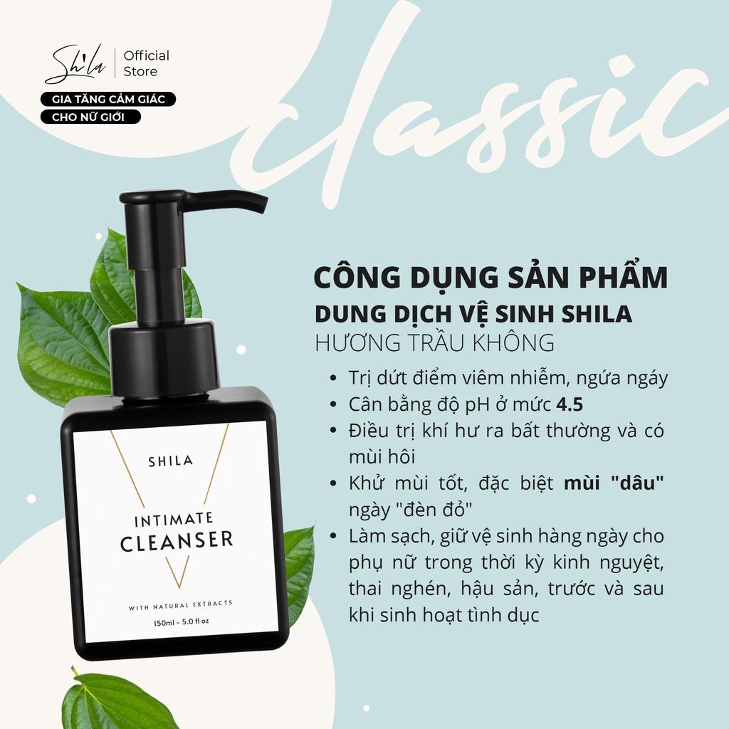 Dung dịch vệ sinh phụ nữ sạch dịu nhẹ hương trầu không Shila 150ML (Shila Intimate Cleanser)