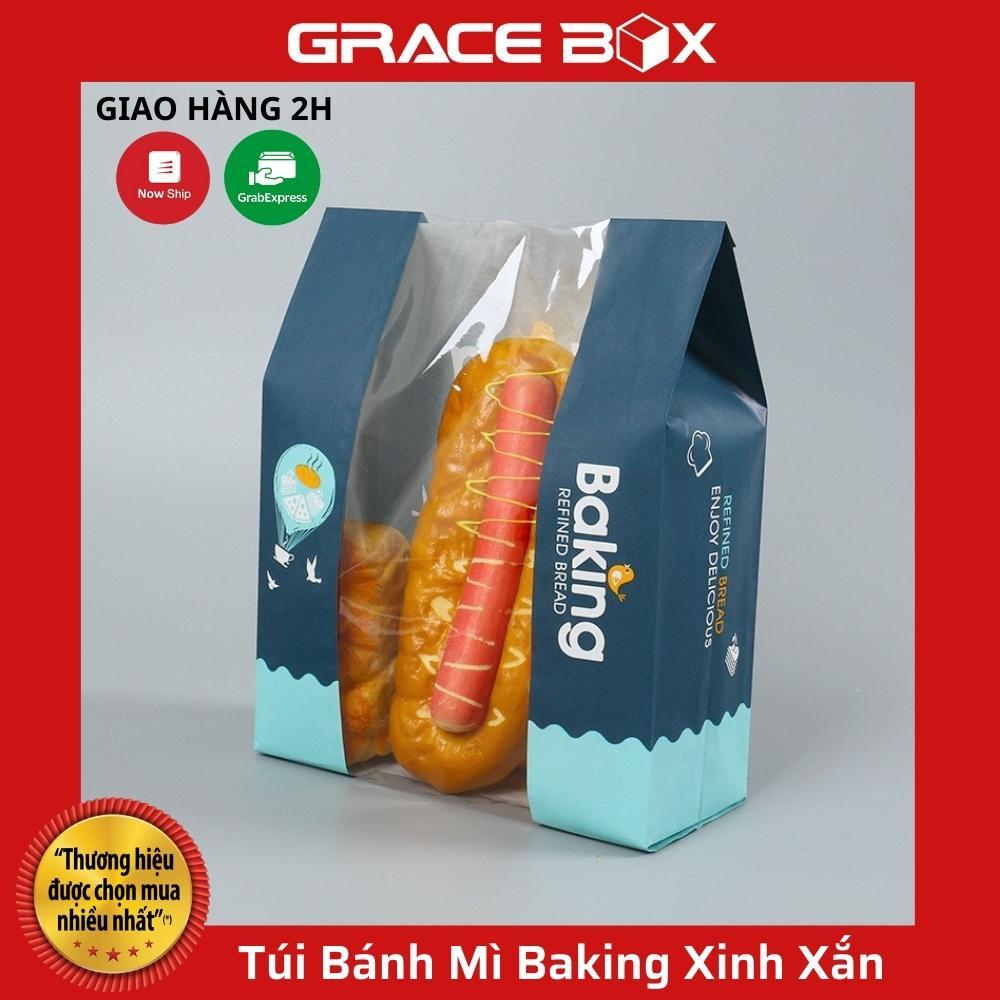 Xấp 10 Túi Bánh Mì Ngọt, Bánh Mì Hoa Cúc Baking Xinh Xắn