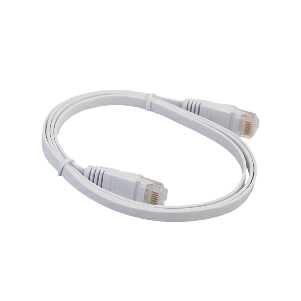 Cat6 Ethernet Patch Flat Cable , Professional Snagless RJ45 Connector Computer Internet Networking LAN Wire Cord Jack Plug 0.5m,1m,3m,5m,10m