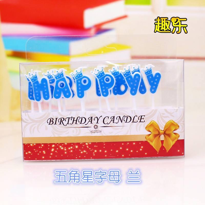 Bộ nến chữ happy birth day dành cho bé trai và bé gái