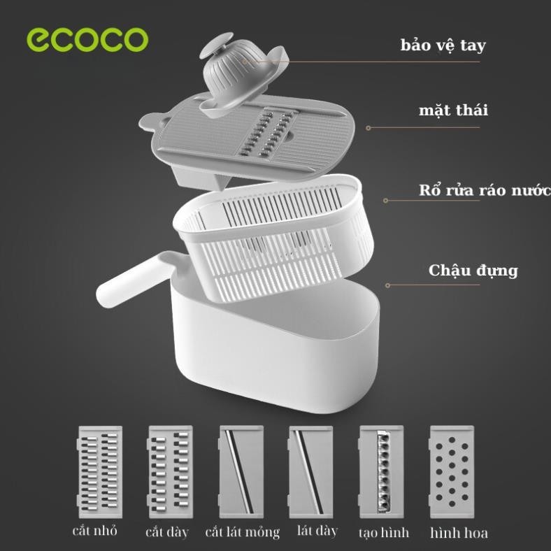 Bộ Nạo Rau Củ Quả E1909 - Tích Hợp 6In1 Tiện Lợi Cho Nhà Bếp
