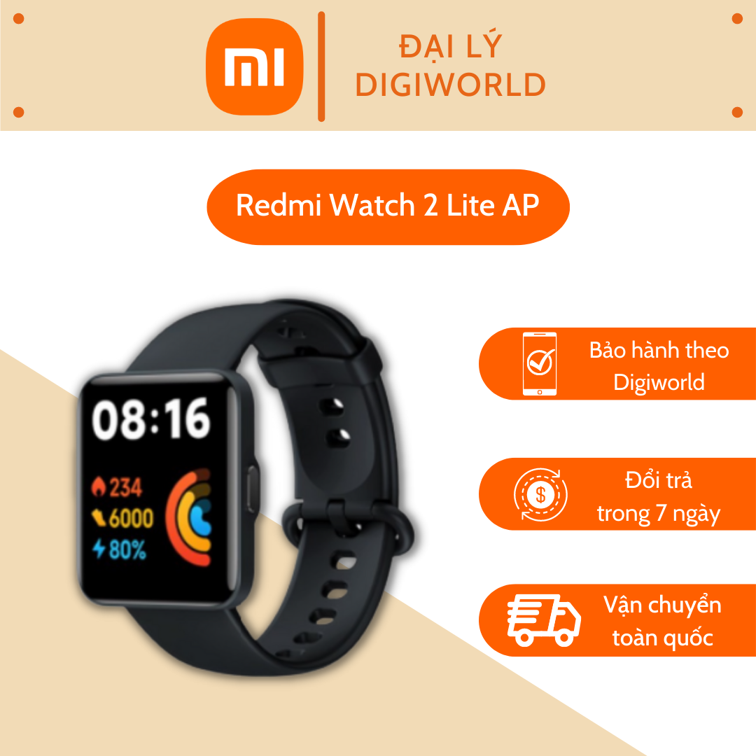Đồng Hồ Redmi Watch 2 Lite AP - Hàng Chính Hãng