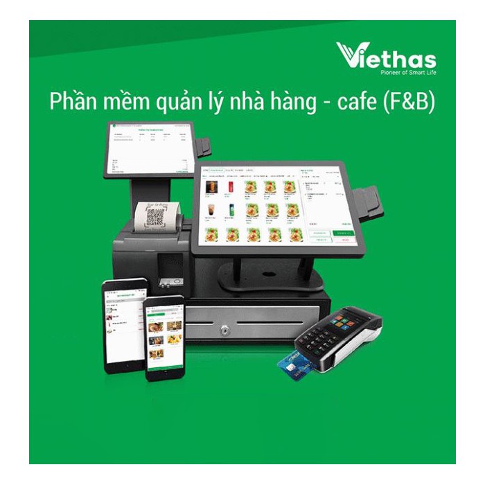 Phần Mềm Quản Lý Nhà Hàng, Cafe VIETHAS