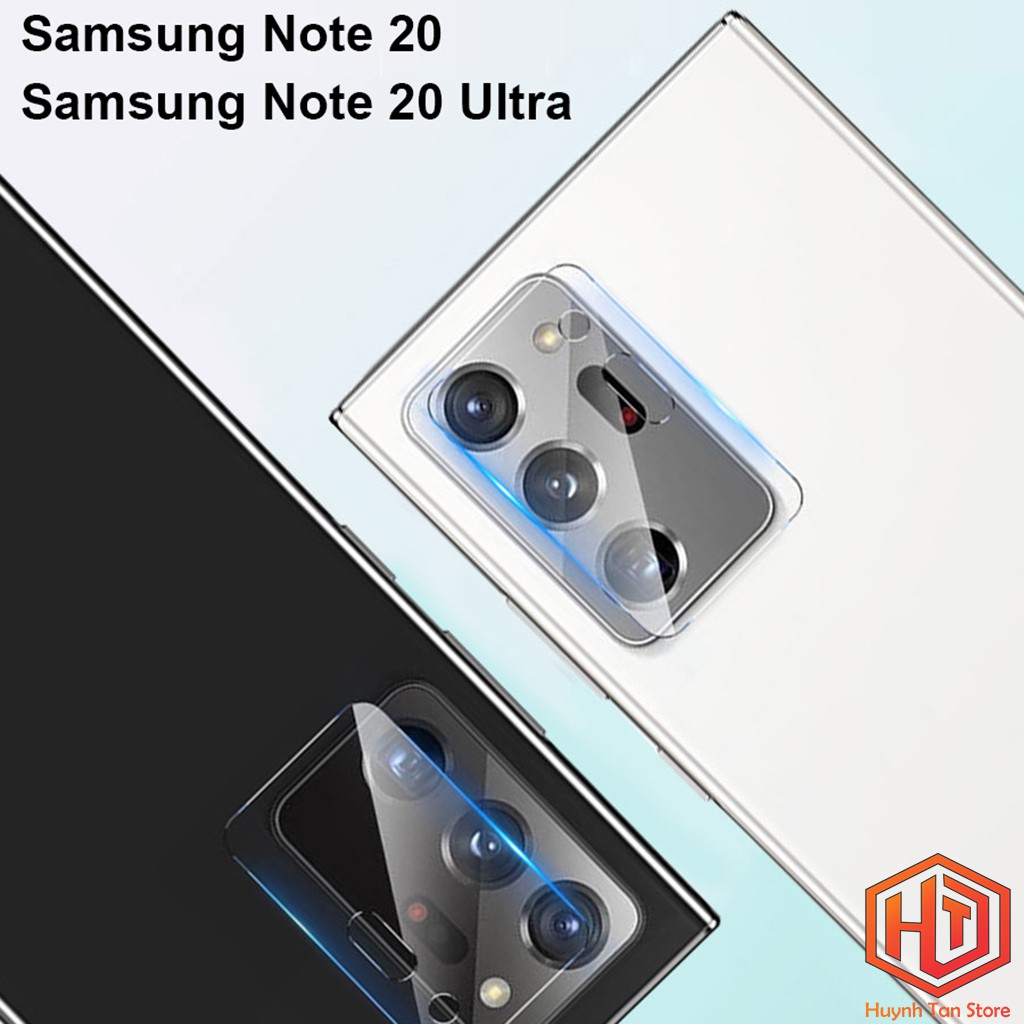 Kính cường lực Camera Note 20 , Note 20 Ultra 5G trong suốt vát 2,5D