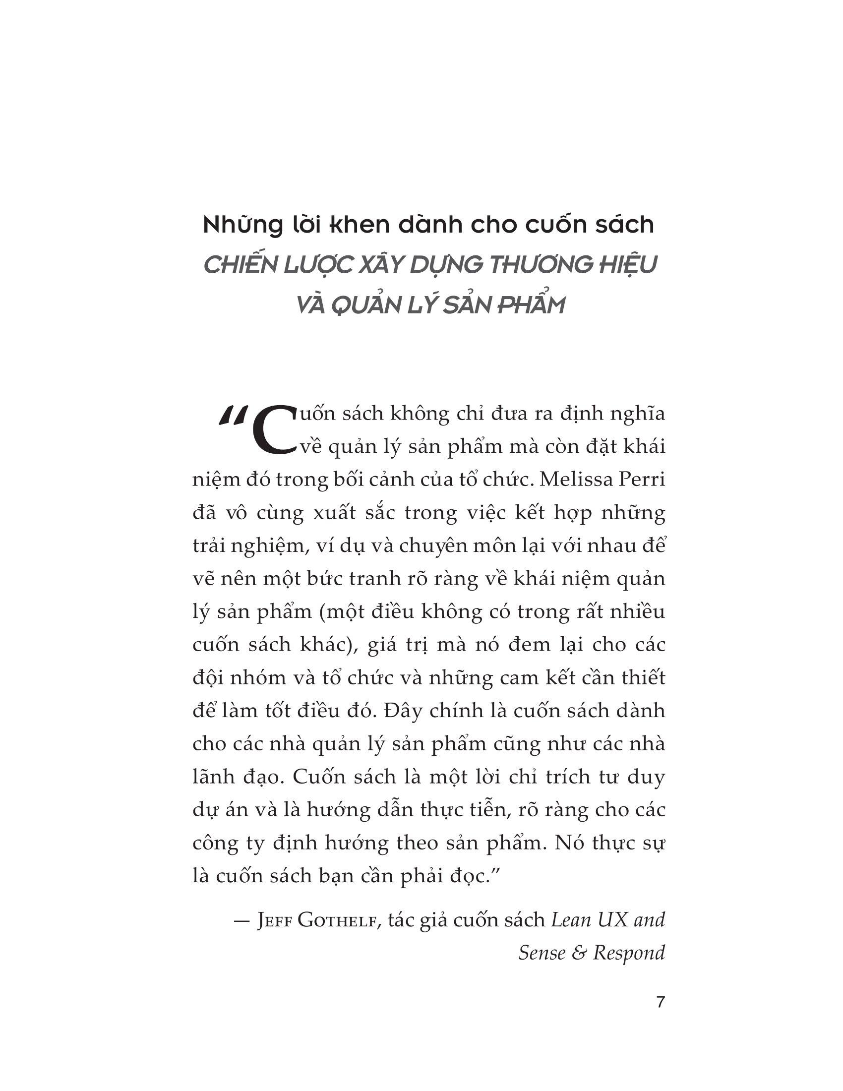 Chiến Lược Xây Dựng Thương Hiệu Và Quản Lý Sản Phẩm
