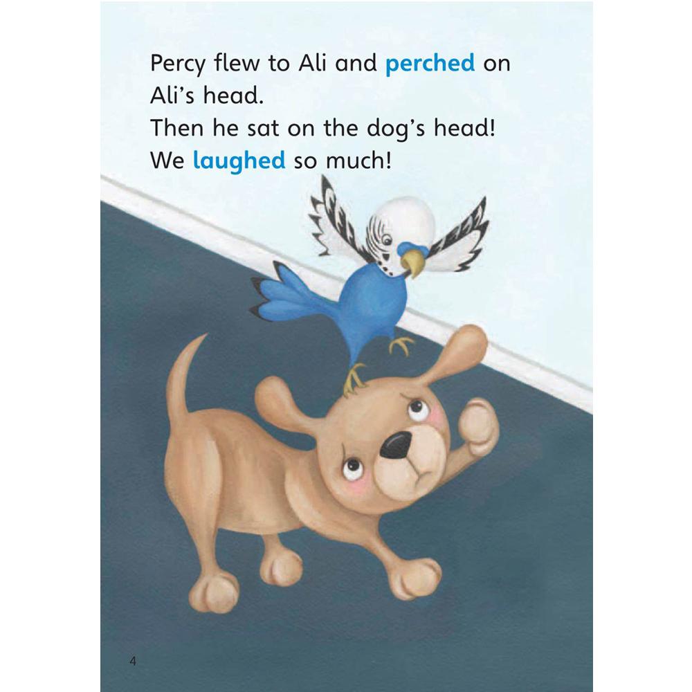 Percy the Parakeet - Leveled Reader with Downloadable Audio Free - Sách chuẩn nhập khẩu từ NXB Compass